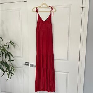 Forever 21 Vibrant Red Maxi Dress